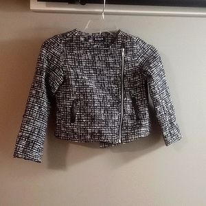 Girls dress coat, Kidpik exclusive design, Black and white Size Small (7/8) NWOT